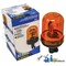 A & I Products Rotating Beacon, Amber, Pipe Type, Flexible Base 6" x6" x10" A-RB9811A - alternate 1